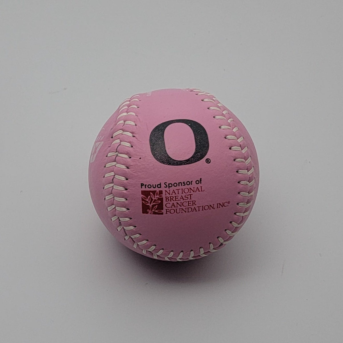 Solid color light puce pink softball