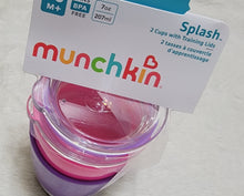 Load image into Gallery viewer, Munchkin Splash Open Toddler cup with Training Lid 2-Pack 7 oz Purple &amp; Pink
