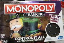 Load image into Gallery viewer, Monopoly Voice Banking Electronic Family Board Game for Ages 8 &amp; Up
