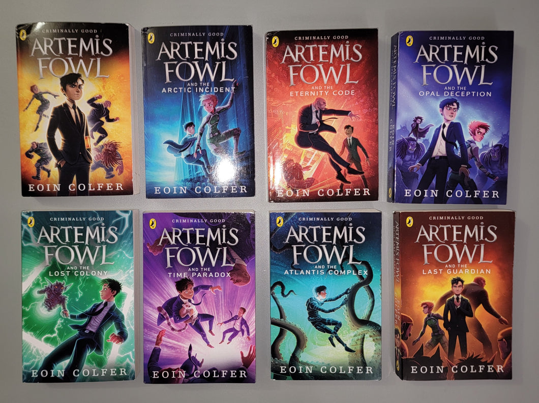 Artemis Fowl Series 8 Books Collection Set by Eoin Colfer NEW Criminally  Good