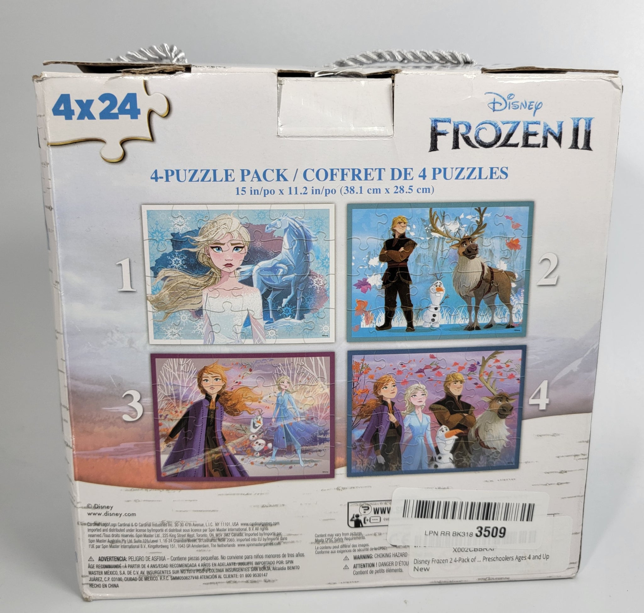 Disney Frozen II 4-Pack of Jigsaw Puzzles for Families, Kids, and Pres –  Exceptionaldavisdeals.com