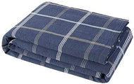 Nautica Home Benchley Chenille Throw Blanket, 60 in x 70 in (Navy Blue)