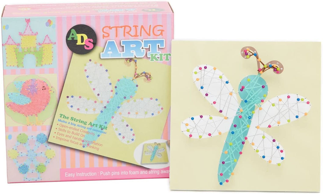 String Art Kit - Craft Kit Makes 4 Large (7.75
